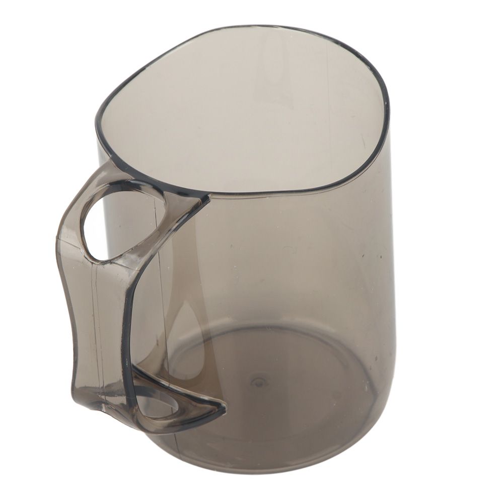 Toothbrush Holder Cup Transparent Multipurpose Lightweight Plastic Reusable Drinking Cups for Bathroom