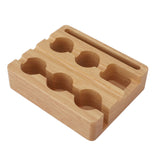 Reusable Coffee Capsule Refill Kit 60PCS 37mm Aluminum Foil Seals Lid with Wooden Holder Brush Spoon for Nespresso Original Coffee Pods