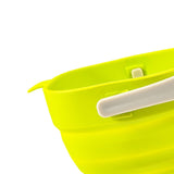 Kitchen Funnel Foldable Silicone Funnel Dispenser 4.1in Wide Mouth Handheld Funnel for Oil Wine - Close-Up Angle
