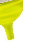 Kitchen Funnel Foldable Silicone Funnel Dispenser 4.1in Wide Mouth Handheld Funnel for Oil Wine