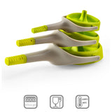 Kitchen Funnel Foldable Silicone Funnel Dispenser 4.1in Wide Mouth Handheld Funnel for Oil Wine - Extra Image