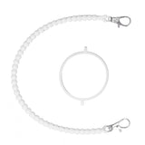 Water Bottle Handle Strap Portable Reliable Multifunctional 37cm Silicone Water Bottle Sling for Outdoor White