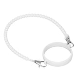 Water Bottle Handle Strap Portable Reliable Multifunctional 37cm Silicone Water Bottle Sling for Outdoor White