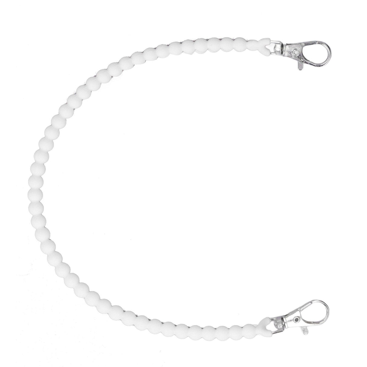 Water Bottle Handle Strap Portable Reliable Multifunctional 37cm Silicone Water Bottle Sling for Outdoor White