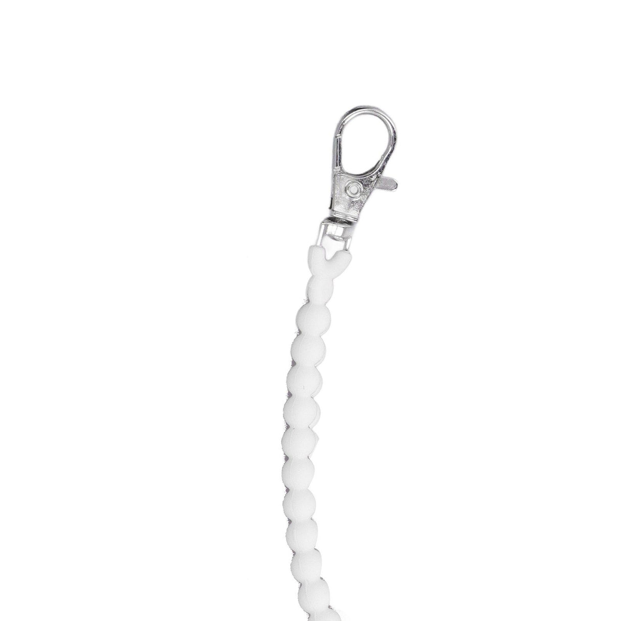 Water Bottle Handle Strap Portable Reliable Multifunctional 37cm Silicone Water Bottle Sling for Outdoor White