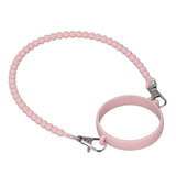 Water Bottle Handle Strap Portable Reliable Multifunctional 37cm Silicone Water Bottle Sling for Outdoor Pink