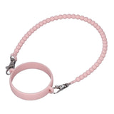 Water Bottle Handle Strap Portable Reliable Multifunctional 37cm Silicone Water Bottle Sling for Outdoor Pink - 45-Degree Angle
