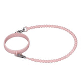 Water Bottle Handle Strap Portable Reliable Multifunctional 37cm Silicone Water Bottle Sling for Outdoor Pink - Rear View