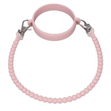 Water Bottle Handle Strap Portable Reliable Multifunctional 37cm Silicone Water Bottle Sling for Outdoor Pink - Low Angle