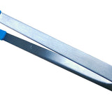 Hand Shape Small Tongs Silicone Tips Blue Stainless Steel Funny Heat Resistant Easy Clean Food Tongs for Ice Fruits