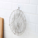 Stainless Steel Frying Basket Foldable Moderate Mesh Density Versatile Cooking Strainer Net for Kitchen