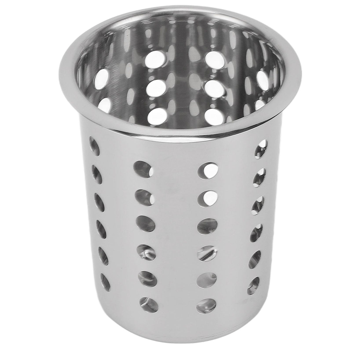 Kitchen Utensil Holder Multipurpose Large Capacity Mess Proof 304 Stainless Steel Utensil Holder for Countertop With Holes