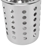 Kitchen Utensil Holder Multipurpose Large Capacity Mess Proof 304 Stainless Steel Utensil Holder for Countertop With Holes