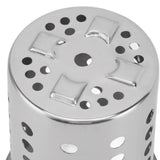 Kitchen Utensil Holder Multipurpose Large Capacity Mess Proof 304 Stainless Steel Utensil Holder for Countertop With Holes