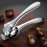 Chestnut Clip Peeler Nut Cracker Aluminum Alloy Multifunctional Labor Saving Walnut Plier Opener