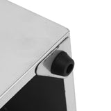 Kitchen Utensil Holder Multi Functional Non Slip Bottom Stainless Steel Knife Fork Storage Bucket 2 Holes - Extra Image