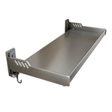 Wall Mount Kitchen Shelf Carbon Steel Punch Free Multifunctional Floating Shelf Hanging Spice Rack for Utensils