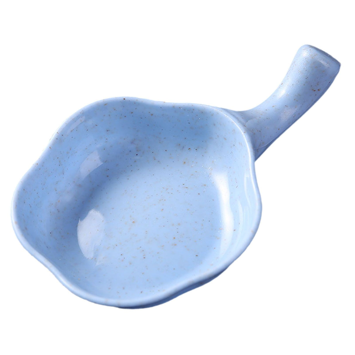 Small Dish Blue Multifunctional Safe Durable Reusable Small Dipping Sauce Bowls with Handle for Kitchen Restaurant