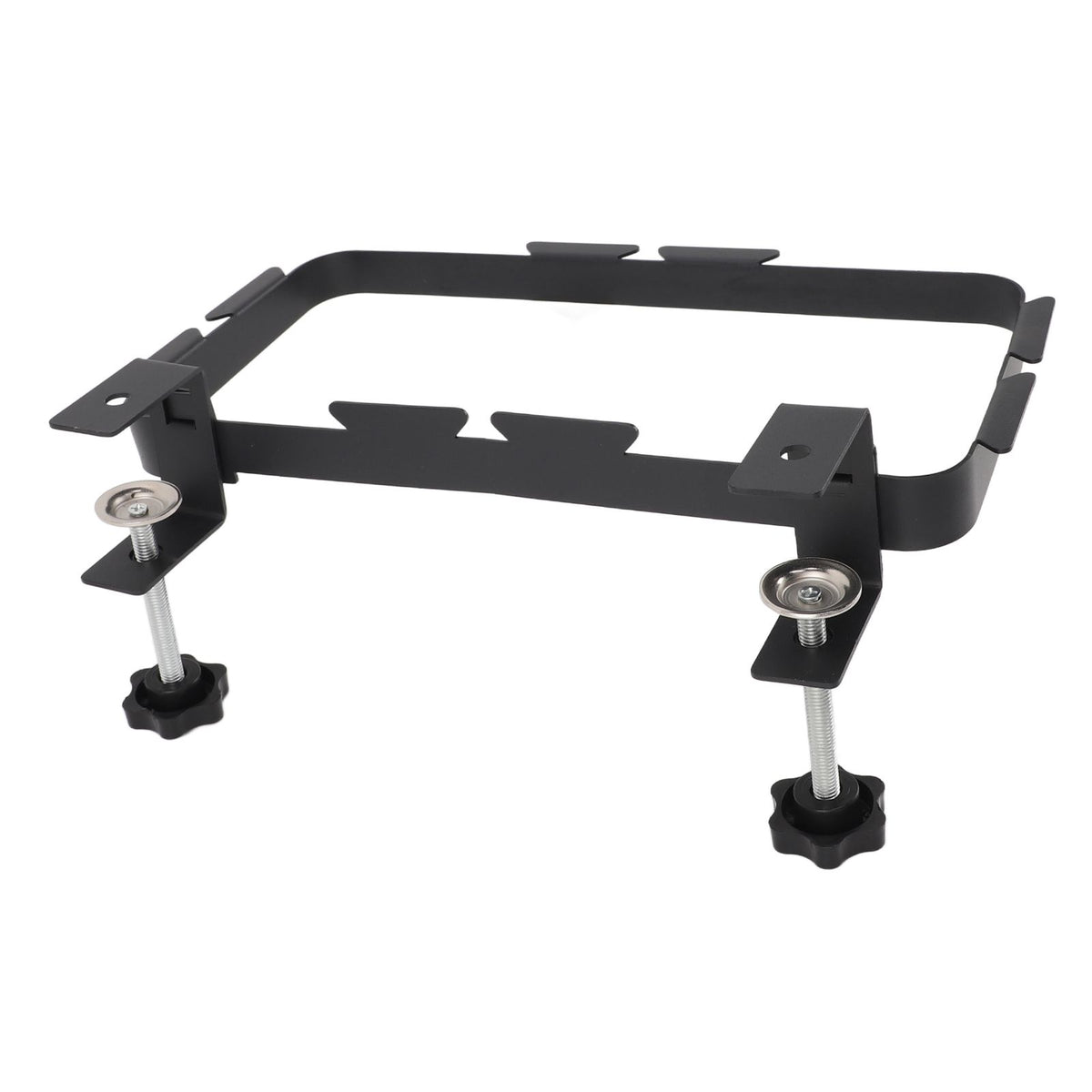 Trash Bag Holder Rack with Adjustable Clamp Hanging Stand Carbon Steel Portable Heavy Load Garbage Hook for Cabinet Camp