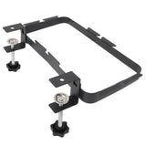 Trash Bag Holder Rack with Adjustable Clamp Hanging Stand Carbon Steel Portable Heavy Load Garbage Hook for Cabinet Camp - Top-Down View