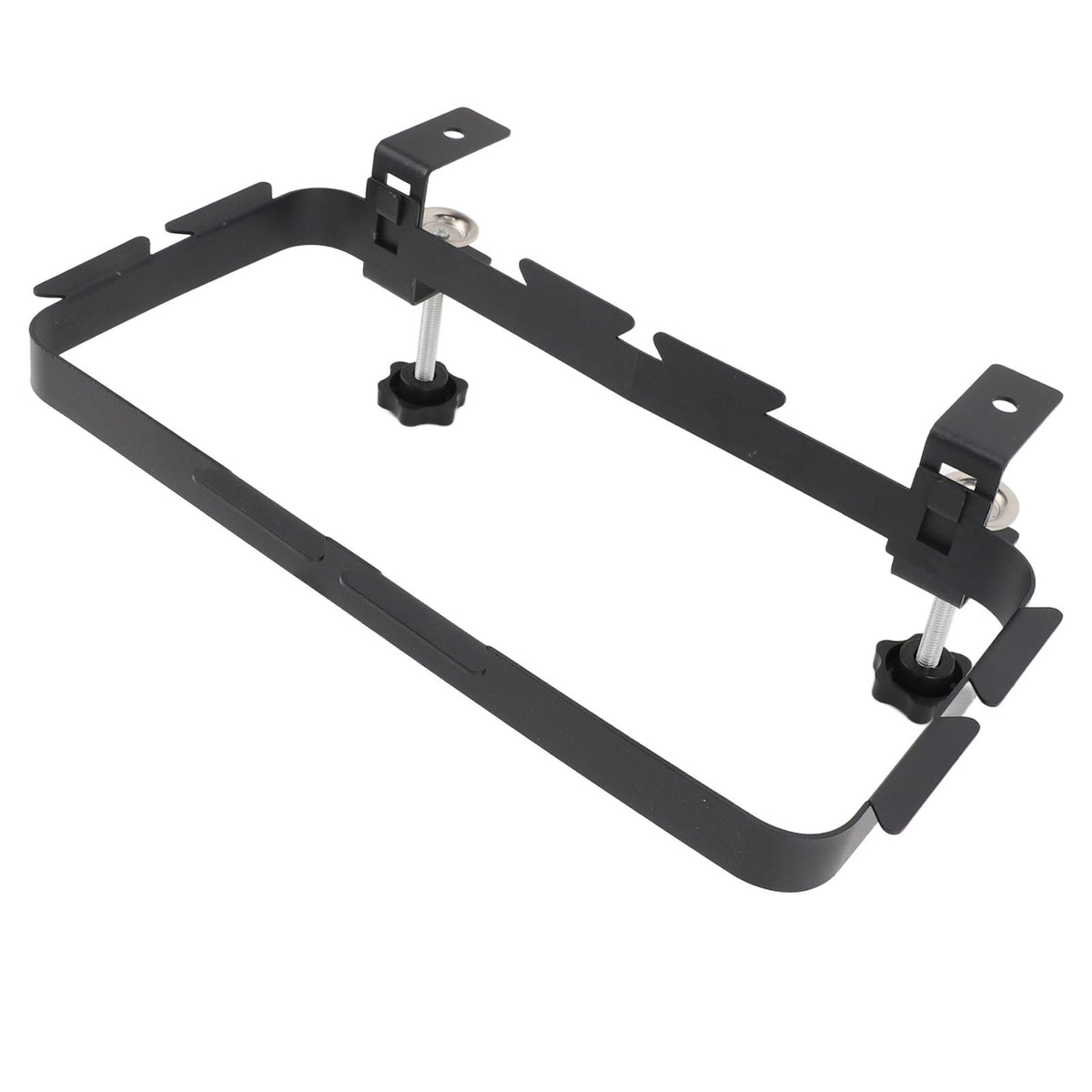 Trash Bag Holder Rack with Adjustable Clamp Hanging Stand Carbon Steel Portable Heavy Load Garbage Hook for Cabinet Camp