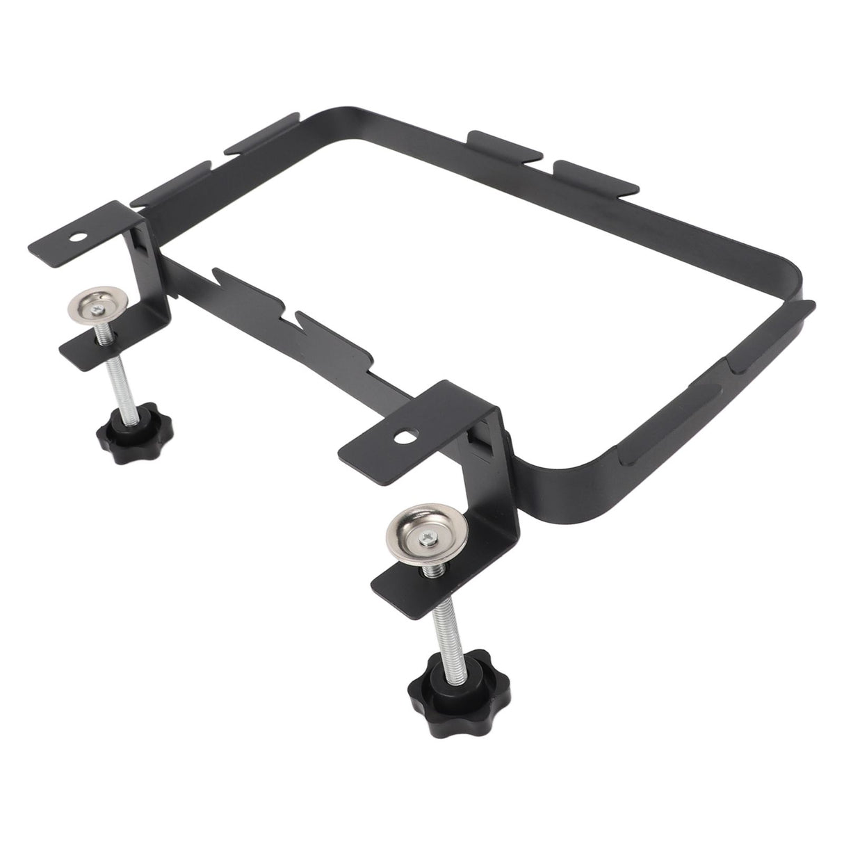 Trash Bag Holder Rack with Adjustable Clamp Hanging Stand Carbon Steel Portable Heavy Load Garbage Hook for Cabinet Camp