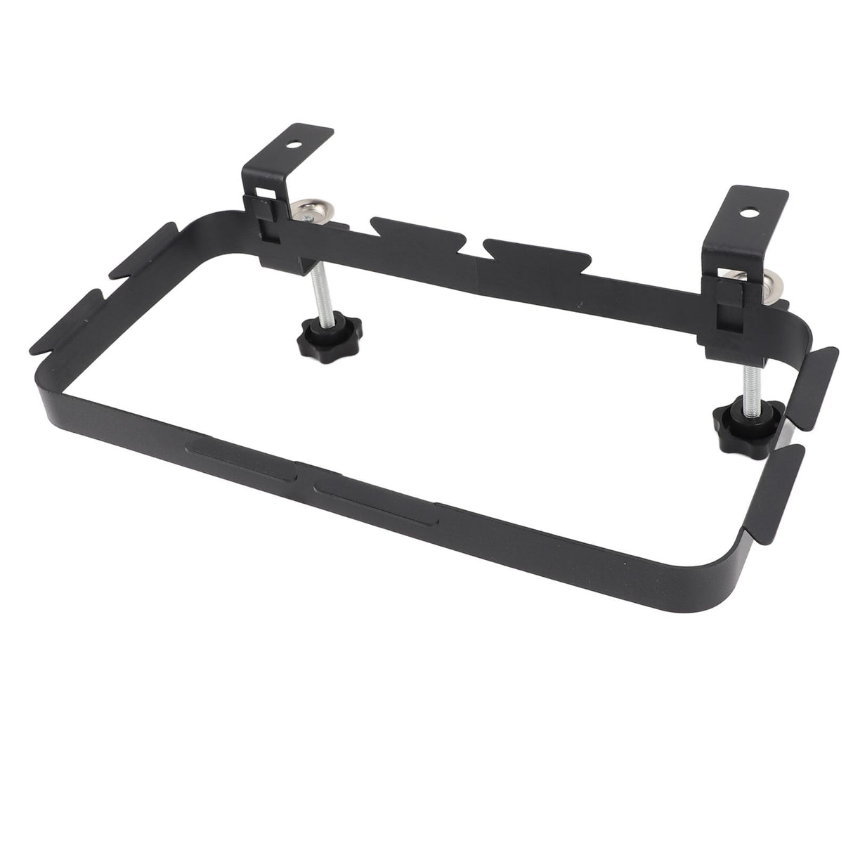 Trash Bag Holder Rack with Adjustable Clamp Hanging Stand Carbon Steel Portable Heavy Load Garbage Hook for Cabinet Camp