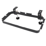Trash Bag Holder Rack with Adjustable Clamp Hanging Stand Carbon Steel Portable Heavy Load Garbage Hook for Cabinet Camp - Close-Up Angle