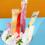 50pcs Ice Pop Mold Bag Disposable Mold DIY Yogurt Sticks Homemade Healthy Snacks Ice Lolly Bags for Home Use