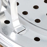 Steaming Rack with Removable Leg Stainless Steel Steam Tray Stand Cooking Bread Rack Kitchen Tool 22cm