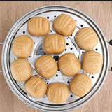 Steaming Rack with Removable Leg Stainless Steel Steam Tray Stand Cooking Bread Rack Kitchen Tool 22cm