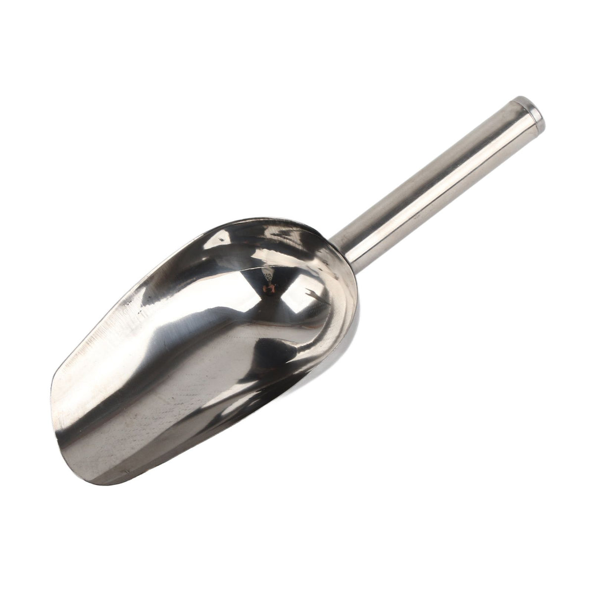 Stainless Steel Ice Scoop Multipurpose Thickened Rustproof Dishwasher Safe Metal Ice Scoop for Ice Cube Candy Flour Sugar S