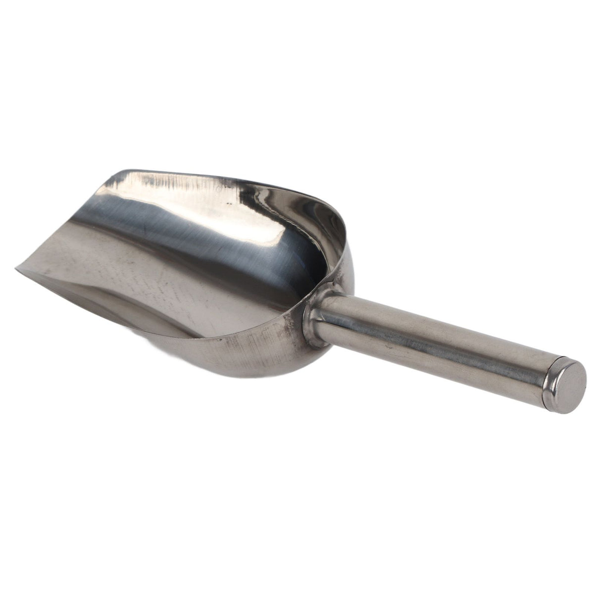 Stainless Steel Ice Scoop Multipurpose Thickened Rustproof Dishwasher Safe Metal Ice Scoop for Ice Cube Candy Flour Sugar L