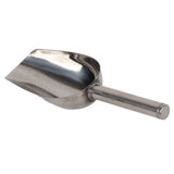 Stainless Steel Ice Scoop Multipurpose Thickened Rustproof Dishwasher Safe Metal Ice Scoop for Ice Cube Candy Flour Sugar L - Rear View