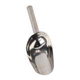 Stainless Steel Ice Scoop Multipurpose Thickened Rustproof Dishwasher Safe Metal Ice Scoop for Ice Cube Candy Flour Sugar L - Extra Image