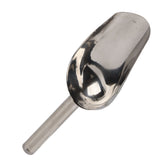 Stainless Steel Ice Scoop Multipurpose Thickened Rustproof Dishwasher Safe Metal Ice Scoop for Ice Cube Candy Flour Sugar L - Extra Image