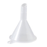 Mini Funnel Clear Wide Mouth Plastic Multi Purpose Dishwasher Safe Small Funnel for Lab Bottle Perfume Spice Powder