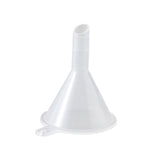Mini Funnel Clear Wide Mouth Plastic Multi Purpose Dishwasher Safe Small Funnel for Lab Bottle Perfume Spice Powder