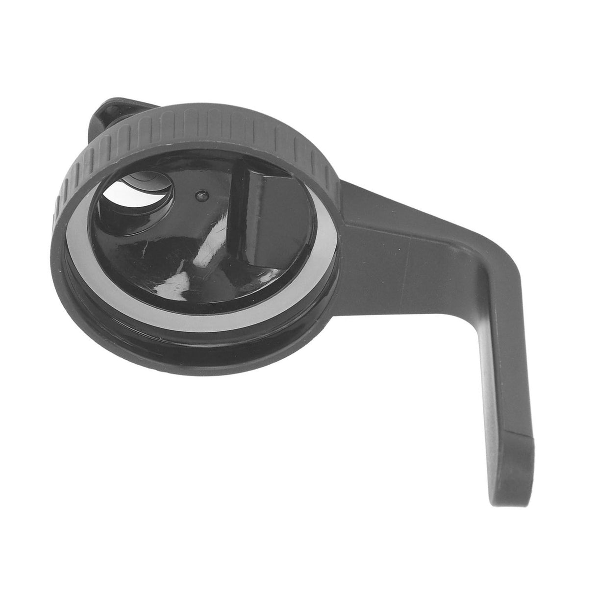 Pour Spout Lid Black Flip Cap Lid Sealing Plastic Wide Mouth Lid with Handle for Mason Jar 70mm Mouth