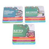 3 Pack Pot Sheets Magnet Set Fryer Pressure Cooker Keto Food Perfect Temperature Cooking Time Guide for Meat Beef Pork Vegetable Kitchen Gadgets
