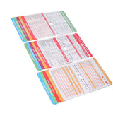 3 Pack Pot Sheets Magnet Set Fryer Pressure Cooker Keto Food Perfect Temperature Cooking Time Guide for Meat Beef Pork Vegetable Kitchen Gadgets