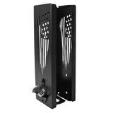 Can Cooler Holder with Bottle Opener Wall Mounted Can Cooler Holders 2 in 1 Metal Can Cooler Dispenser A - Front View