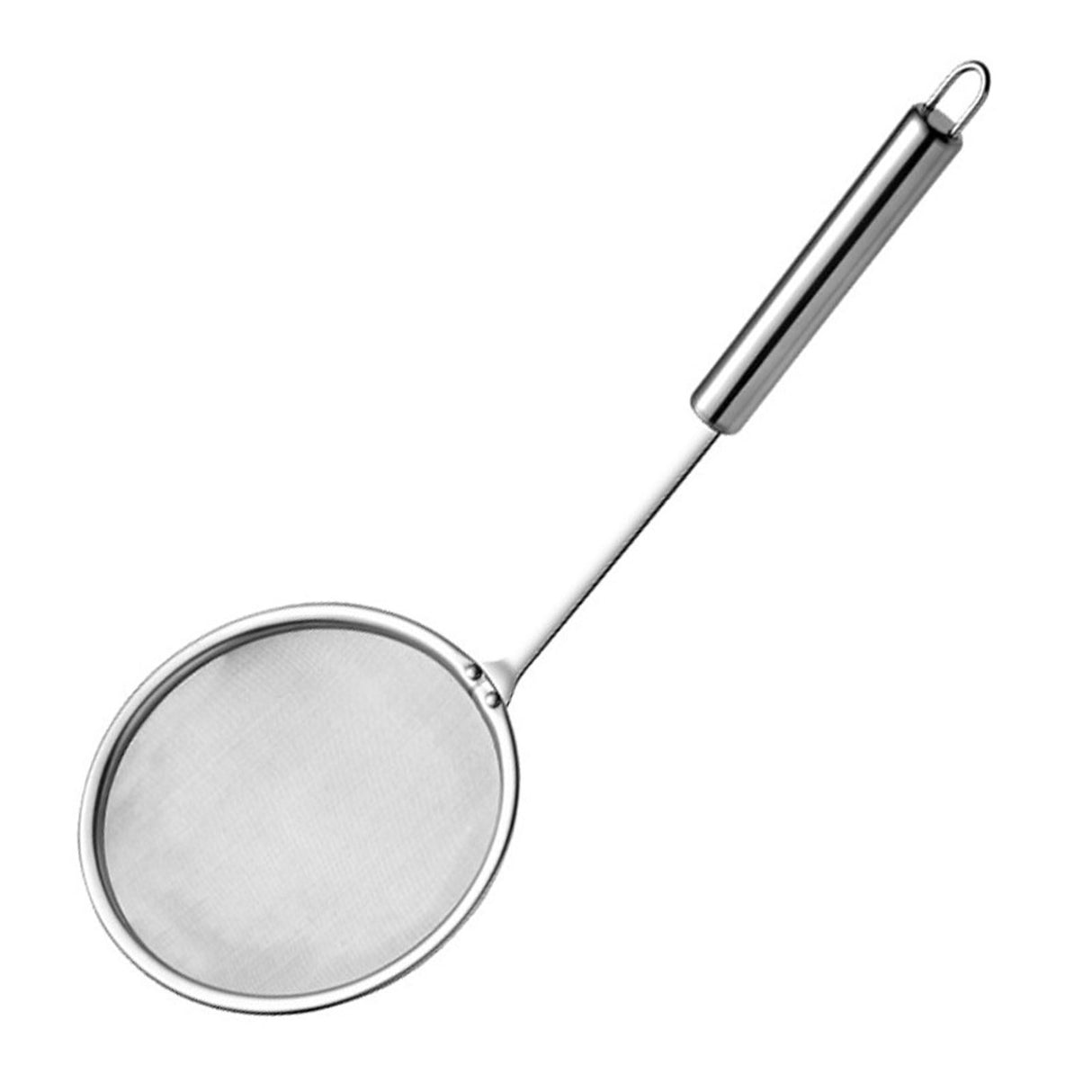 Skimmer Spoon Fat Strainer Stainless Steel Fine Mesh Long Handle Hot Pot Skimmer for Grease Foam Kitchen L