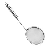 Skimmer Spoon Fat Strainer Stainless Steel Fine Mesh Long Handle Hot Pot Skimmer for Grease Foam Kitchen L