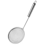 Skimmer Spoon Fat Strainer Stainless Steel Fine Mesh Long Handle Hot Pot Skimmer for Grease Foam Kitchen L