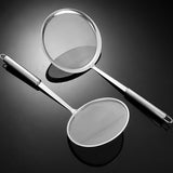 Skimmer Spoon Fat Strainer Stainless Steel Fine Mesh Long Handle Hot Pot Skimmer for Grease Foam Kitchen L