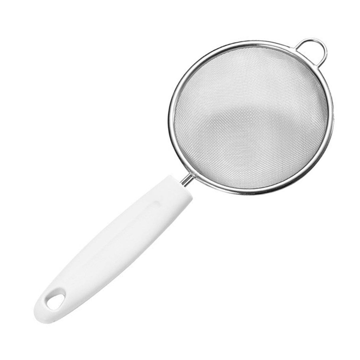 Fine Mesh Skimmer Spoon Stainless Steel Fine Mesh Food Strainer Kitchen Frying Tool for Oil Filter Skimming Grease Foam Small