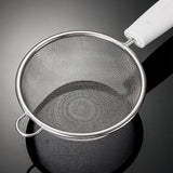 Fine Mesh Skimmer Spoon Stainless Steel Fine Mesh Food Strainer Kitchen Frying Tool for Oil Filter Skimming Grease Foam Small