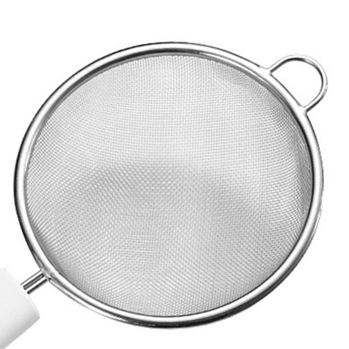 Fine Mesh Skimmer Spoon Stainless Steel Fine Mesh Food Strainer Kitchen Frying Tool for Oil Filter Skimming Grease Foam Small
