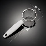 Fine Mesh Skimmer Spoon Stainless Steel Fine Mesh Food Strainer Kitchen Frying Tool for Oil Filter Skimming Grease Foam Small